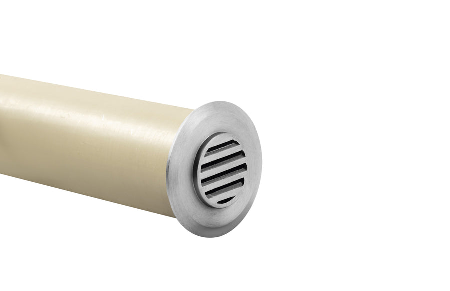 Brass Louvered Light, Silver Plated, 3W Integrated LED
