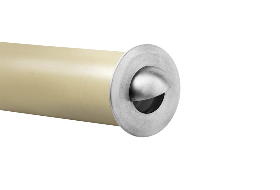 Brass Half-Moon Light, Silver Plated, 3W Integrated LED