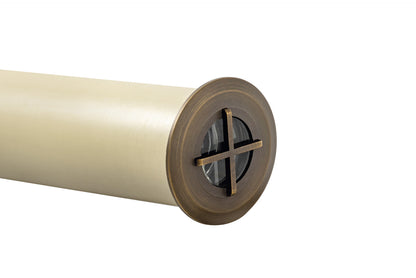 Brass Cross Light,  Antique Bronze,  3W Integrated LED — view 1