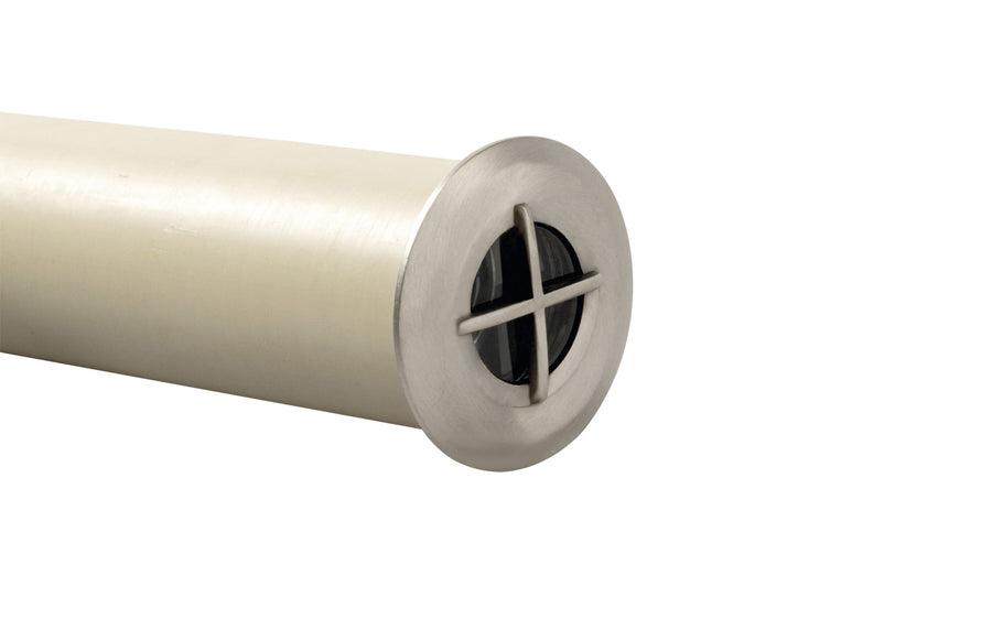 Brass Cross Light, Silver Plated, 3W Integrated LED