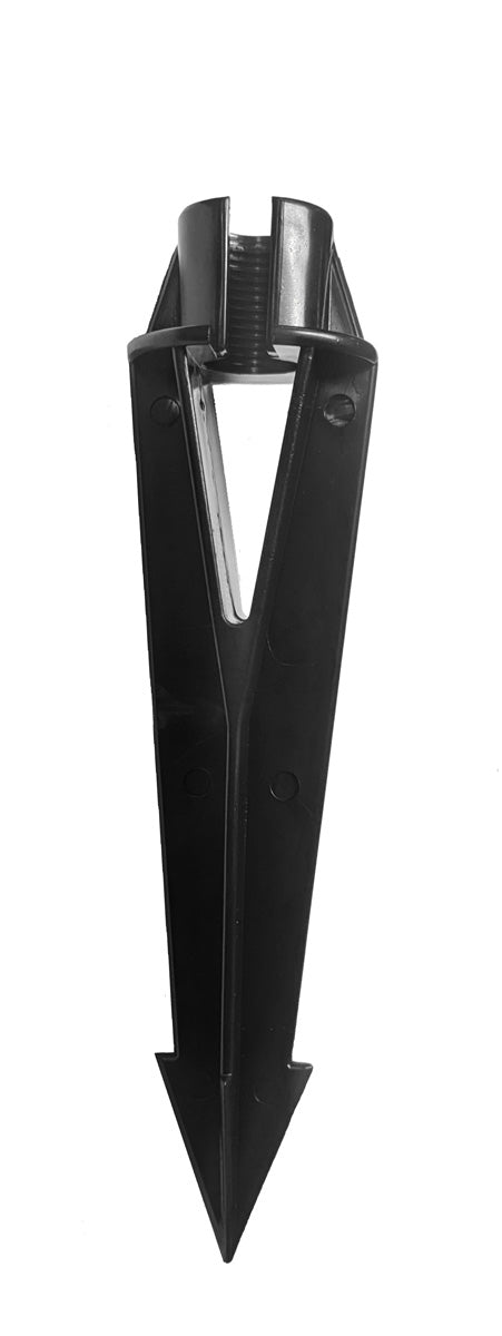 Slotted Brass 8¾"H x 3" Spike, ½" Brass NPT,  Bronze — view 1