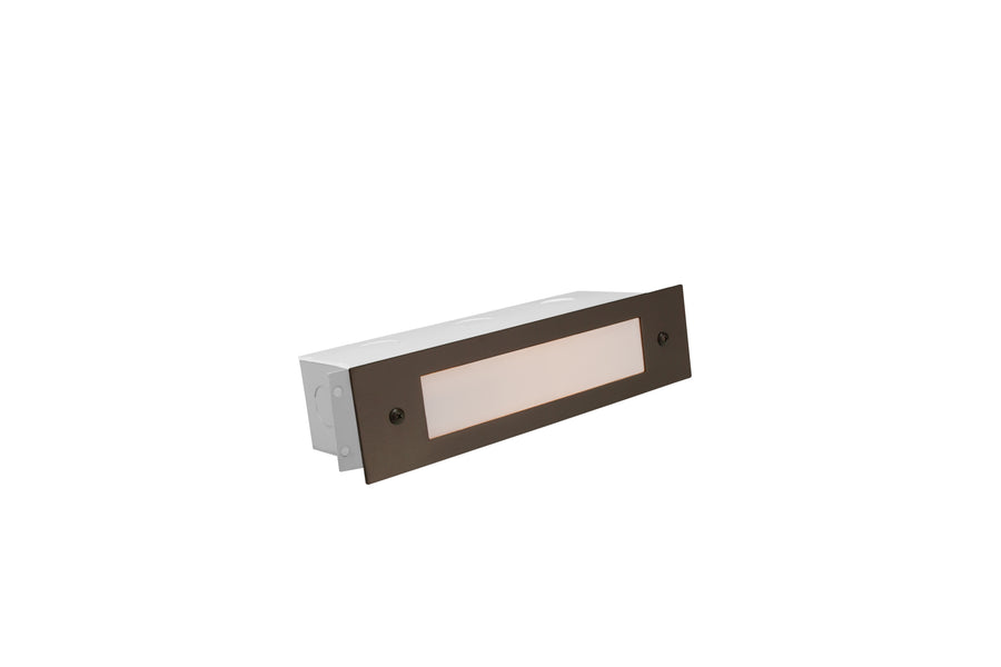 Aluminum Lensed Brick Light, Black, No Lamp