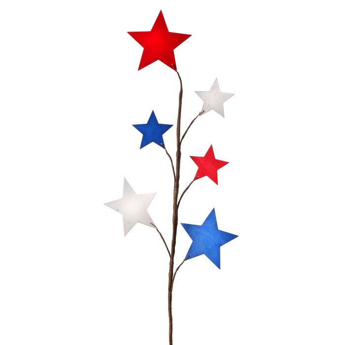 26" Wood Star Spray — view 1