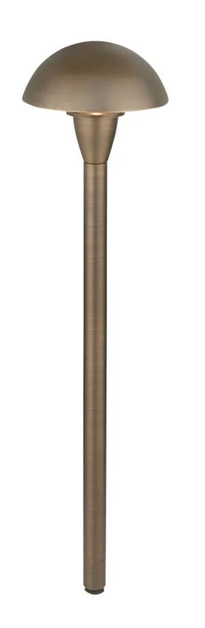 Brass Mushroom 26" Stem, Antique Bronze, No Lamp