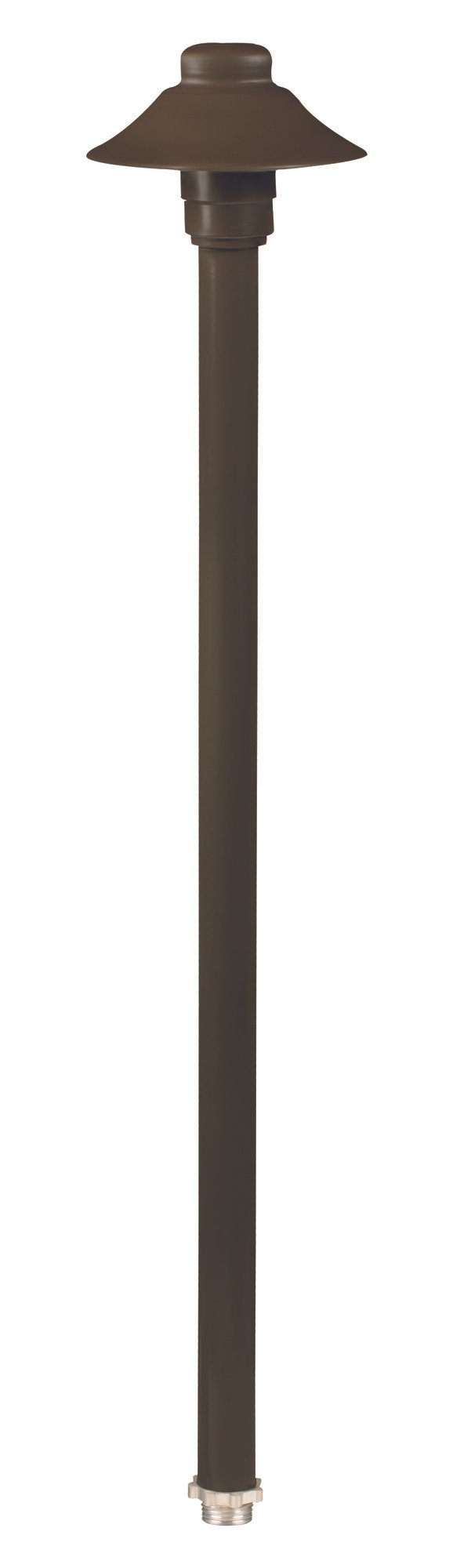 Aluminum Mini Umbrella, 18" Stem,  Bronze,  No Lamp — view 1