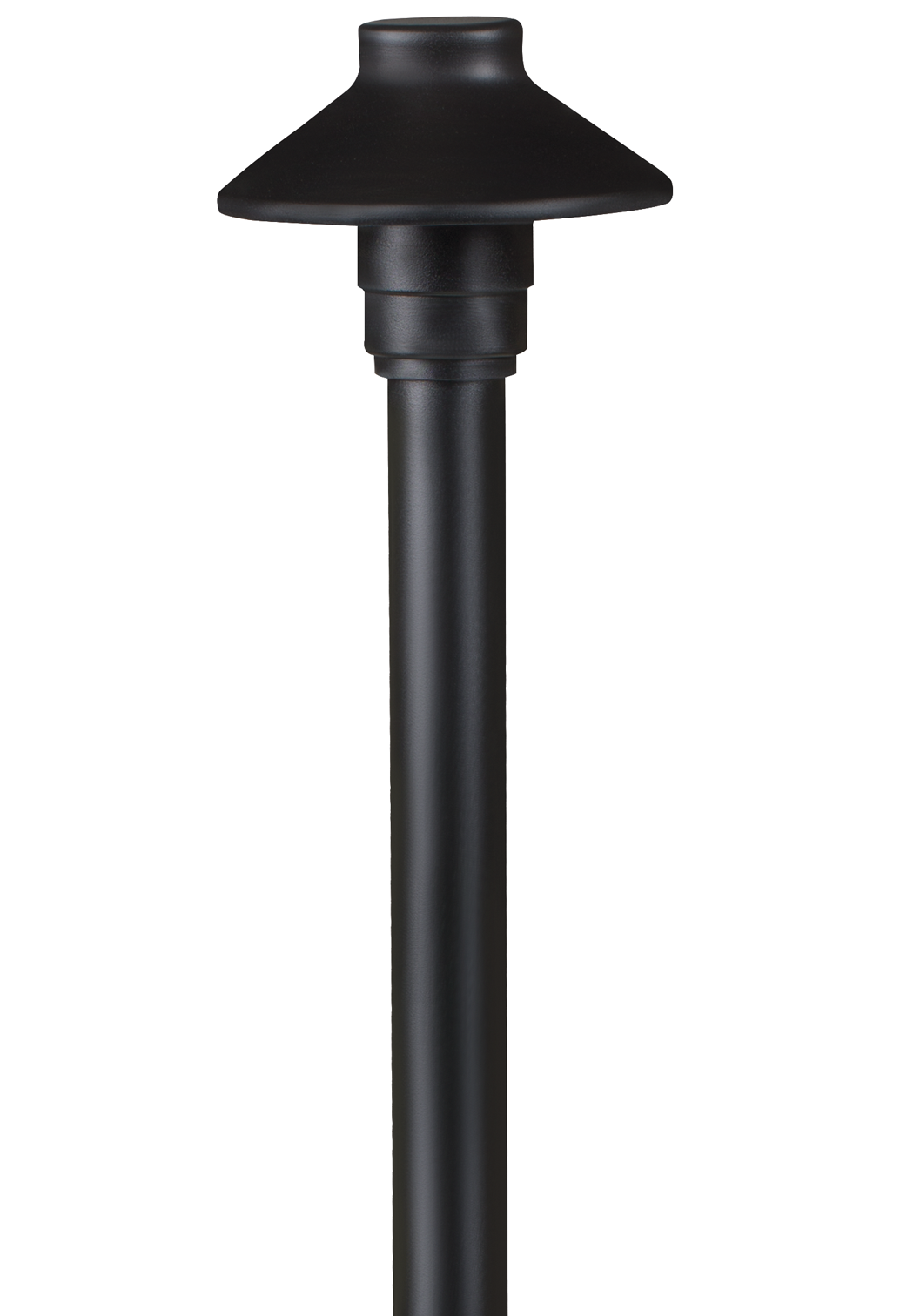 Aluminum Mini Umbrella, 18" Stem,  Black,  No Lamp — view 2