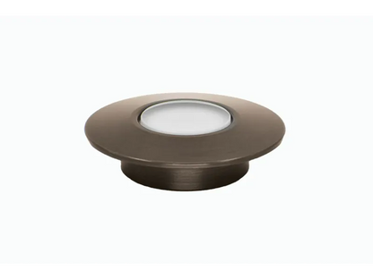 Lumien Micro Recessed Light Cap - Black Brass (Round, 180 Degree) — view 1
