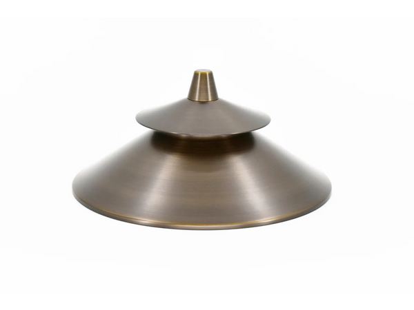 Accessory, Brass - Antique, Standard, Area Light Hat, 2-Tiered