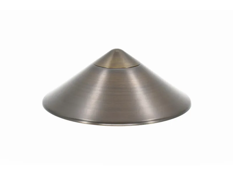 Accessory, Brass - Antique, Standard, Area Light Hat, 2-Tiered