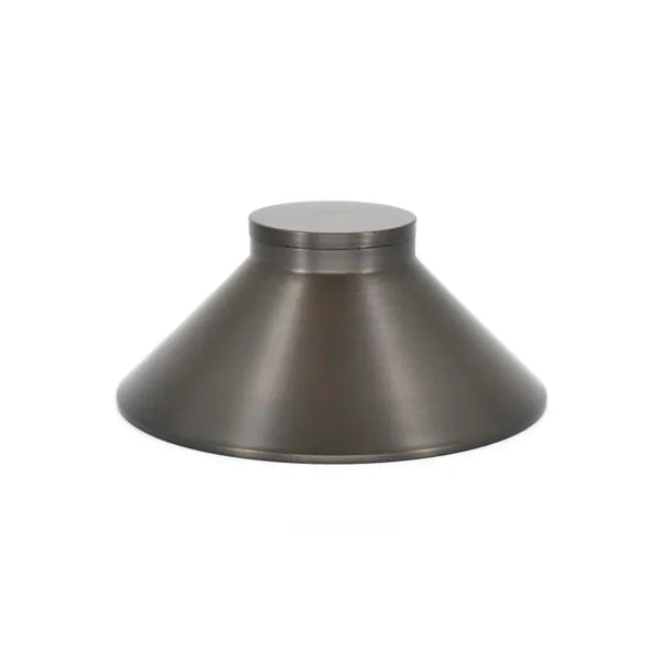 Lumien Brass Standard Flat Top Dome Path Light Cap