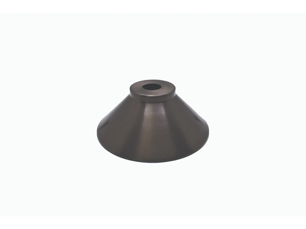 Lumien Antique Brass Micro Flat Top Dome Shade for LED Lighting