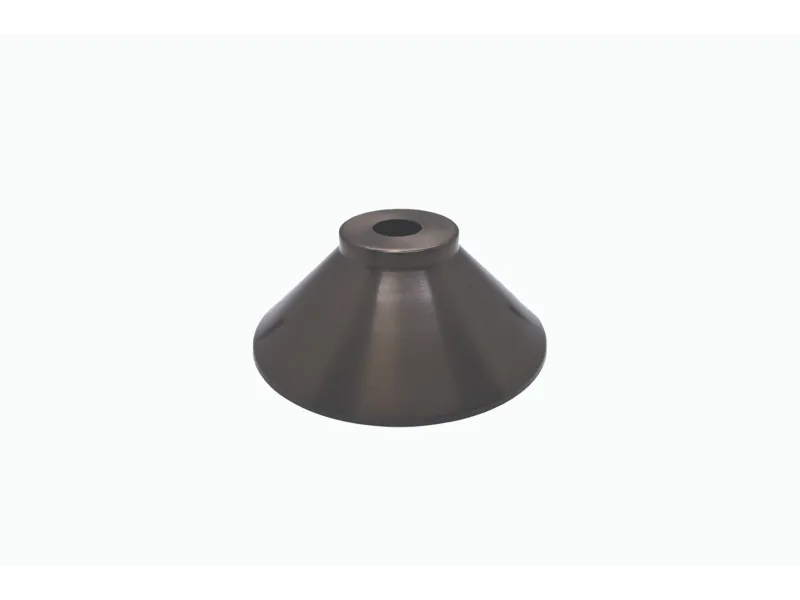 Lumien Micro Flat Top Dome Pendant Shade - Antique Brass — view 1