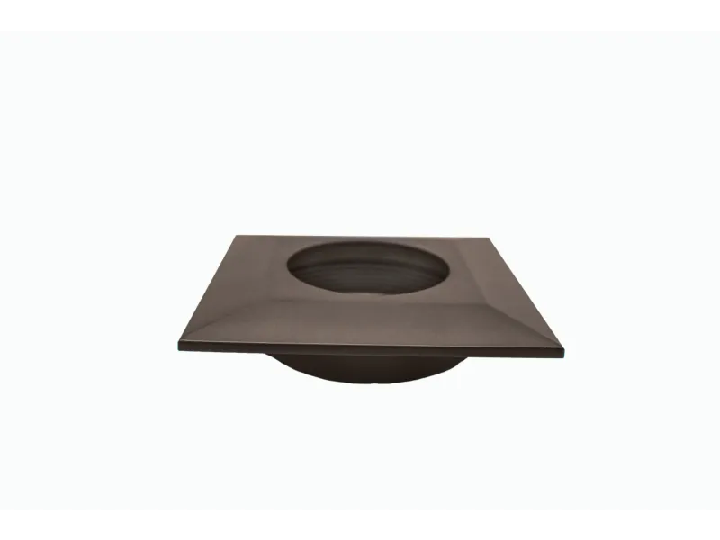 Lumien Macro Recessed Light Cap - Antique Brass (Square Flush)
