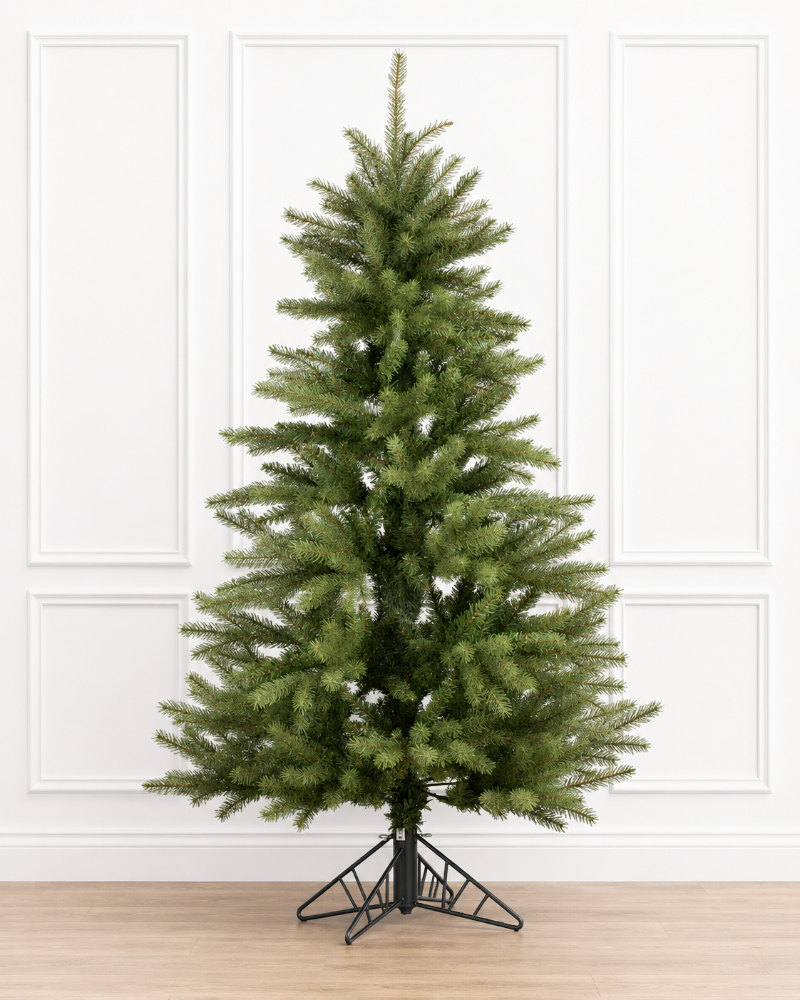 Layered Balsam Christmas Tree with Multi Function Dual LED (Multi and Warm White) Lights (6.5' - 12')
