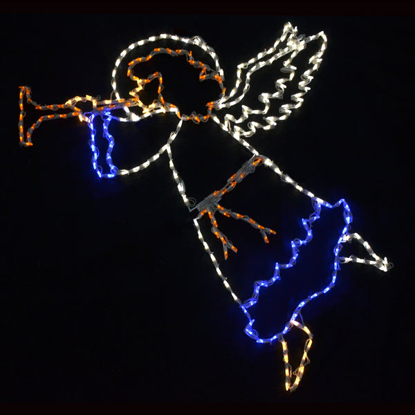 LED Nativity Angel - (55"x30")