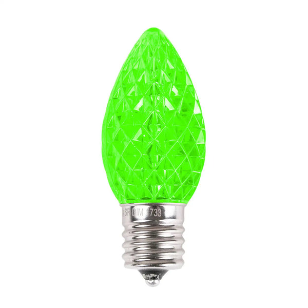 TruLit Pro - Premium Faceted LED  C7 Bulbs - Poly Carbonate-Steady
