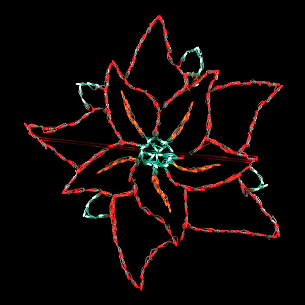 LED Poinsettia - Large - (50")