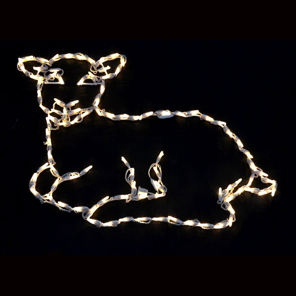 LED Nativity Lamb #2  - (34"x24")