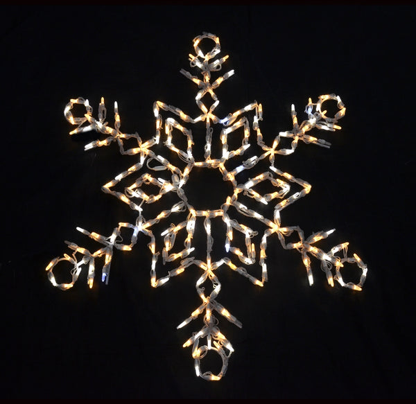 LED Snow Crystal - WW/PW/CW Strobe - (42"x36")