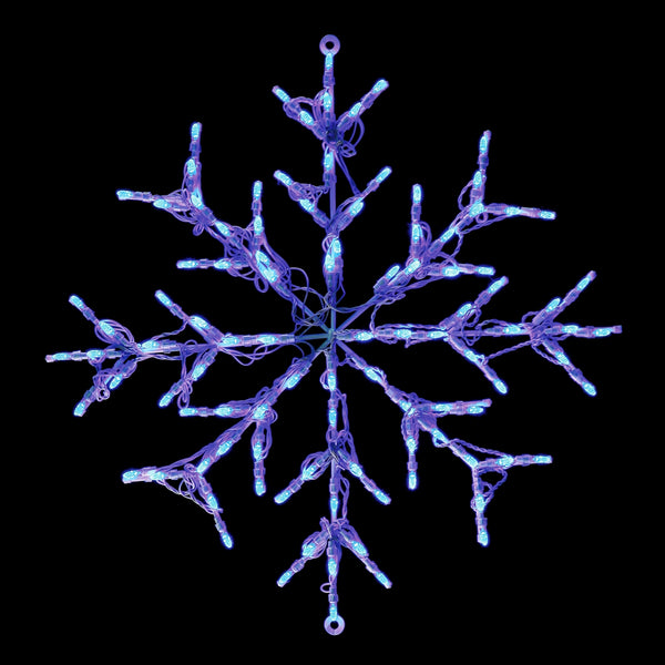 LED Snowflake Blue - (30")