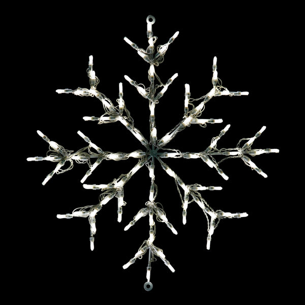 LED Snowflake Pure White - (30")