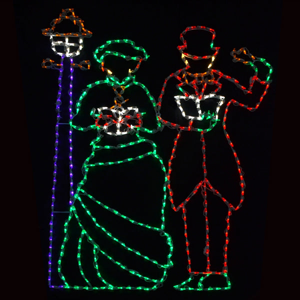 LED Victorian Carolers - (70")