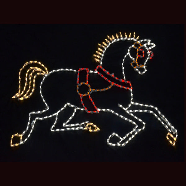 LED Victorian Horse - (50"x45")