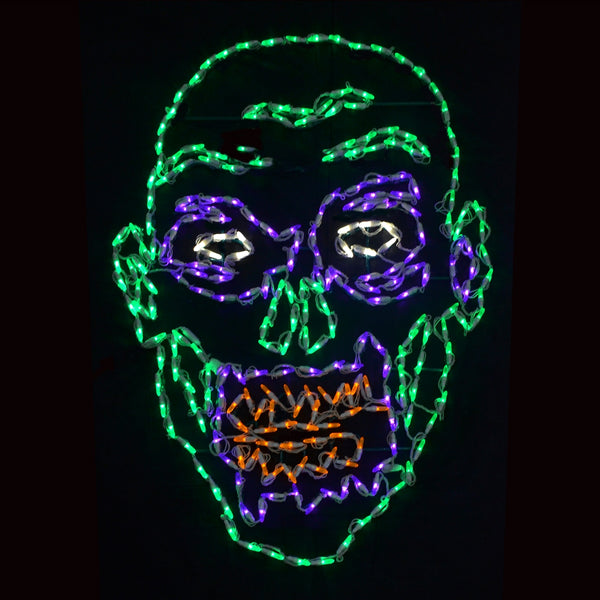 LED 41"H Zombie Face - (41")