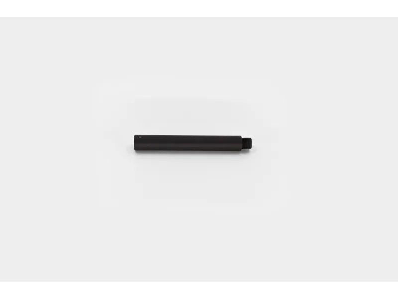 Lumien 1/2" Threaded 6" Riser - Black Aluminum — view 1