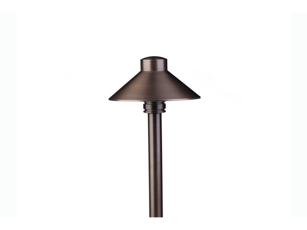 Lumien Antique Brass 18in Riser for LED Landscape Area Lighting
