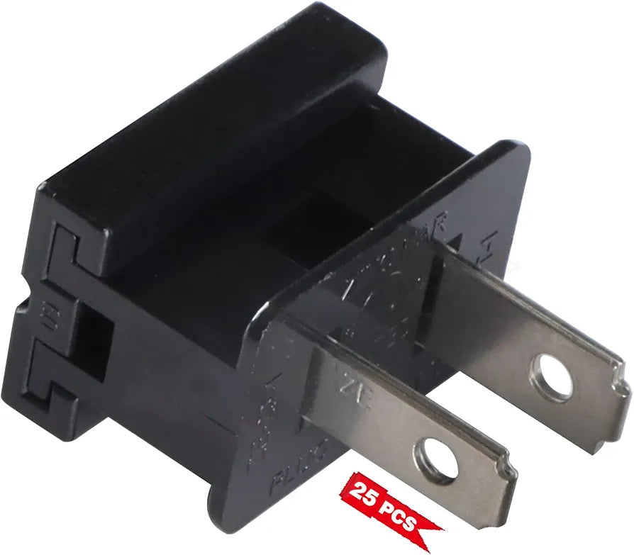 Male Slide Plug- Black Male- Black — view 1