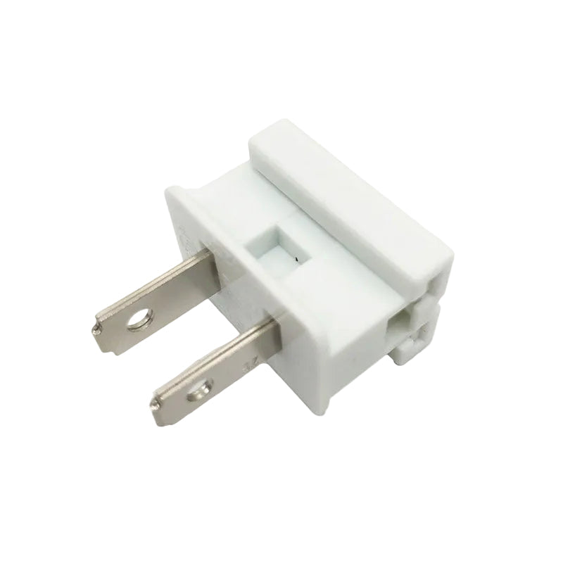 Male Slide Plug - White Male- White — view 1