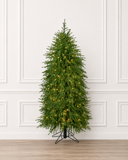 5.3' Natural Touch Norfolk Christmas Tree - 350 Multi Function 3MM Lights 5'-3" X 31"