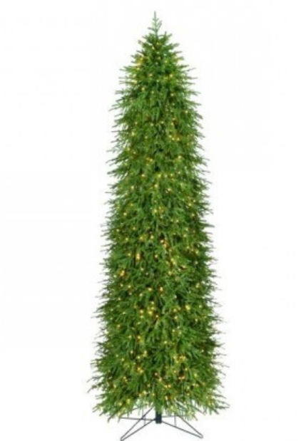 9' Natural Touch Norfolk Christmas Tree - 1,050 Multi Function 3MM Lights 9'-3" X 40"