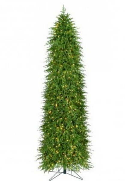 9' Natural Touch Norfolk Christmas Tree - 1,050 Multi Function 3MM Lights 9'-3" X 40"