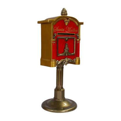 64" Santa Mailbox Resin Display — view 2