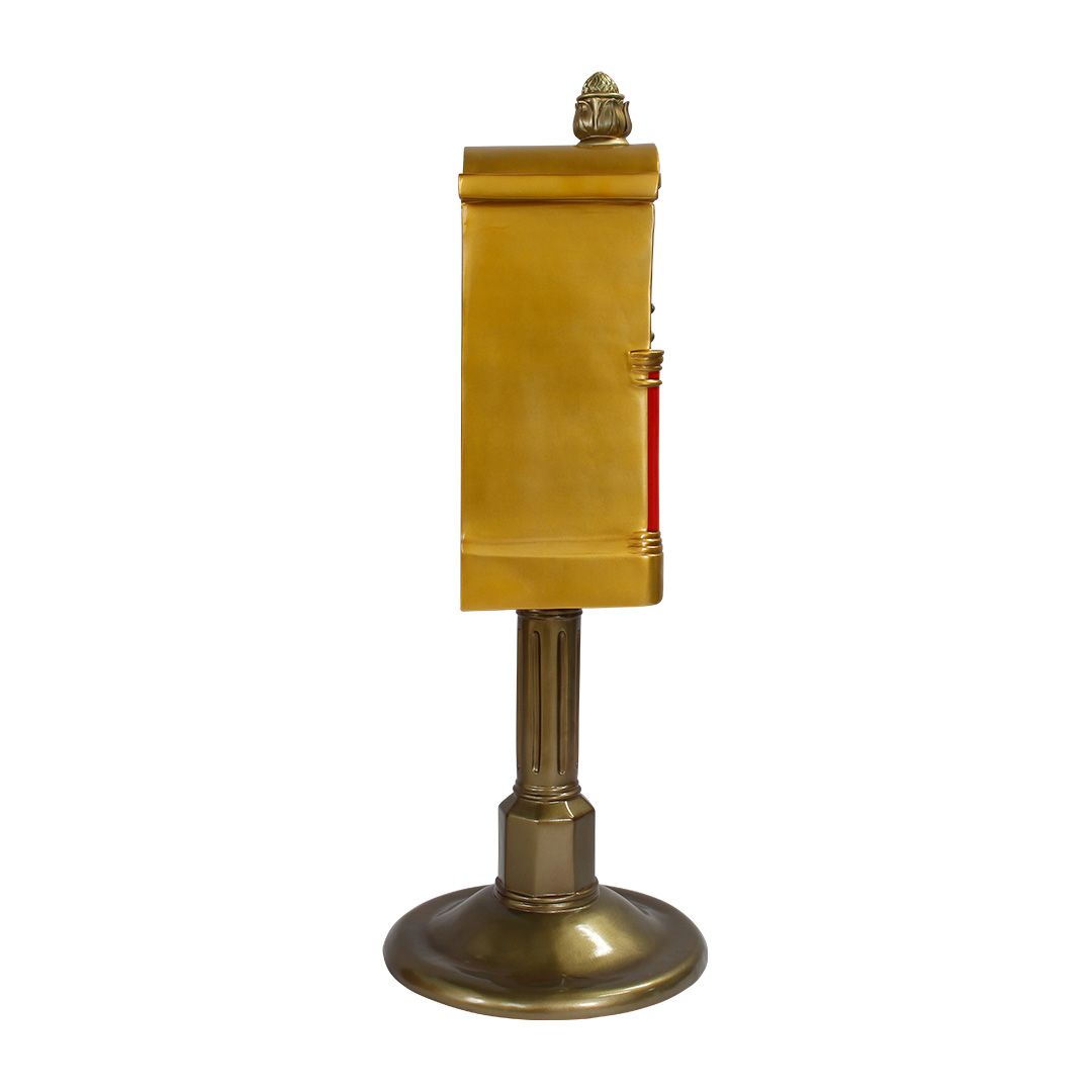 64" Santa Mailbox Resin Display — view 3