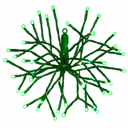 16" Green Shimmering Sphere