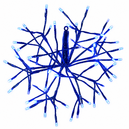 16" Blue Shimmering Sphere
