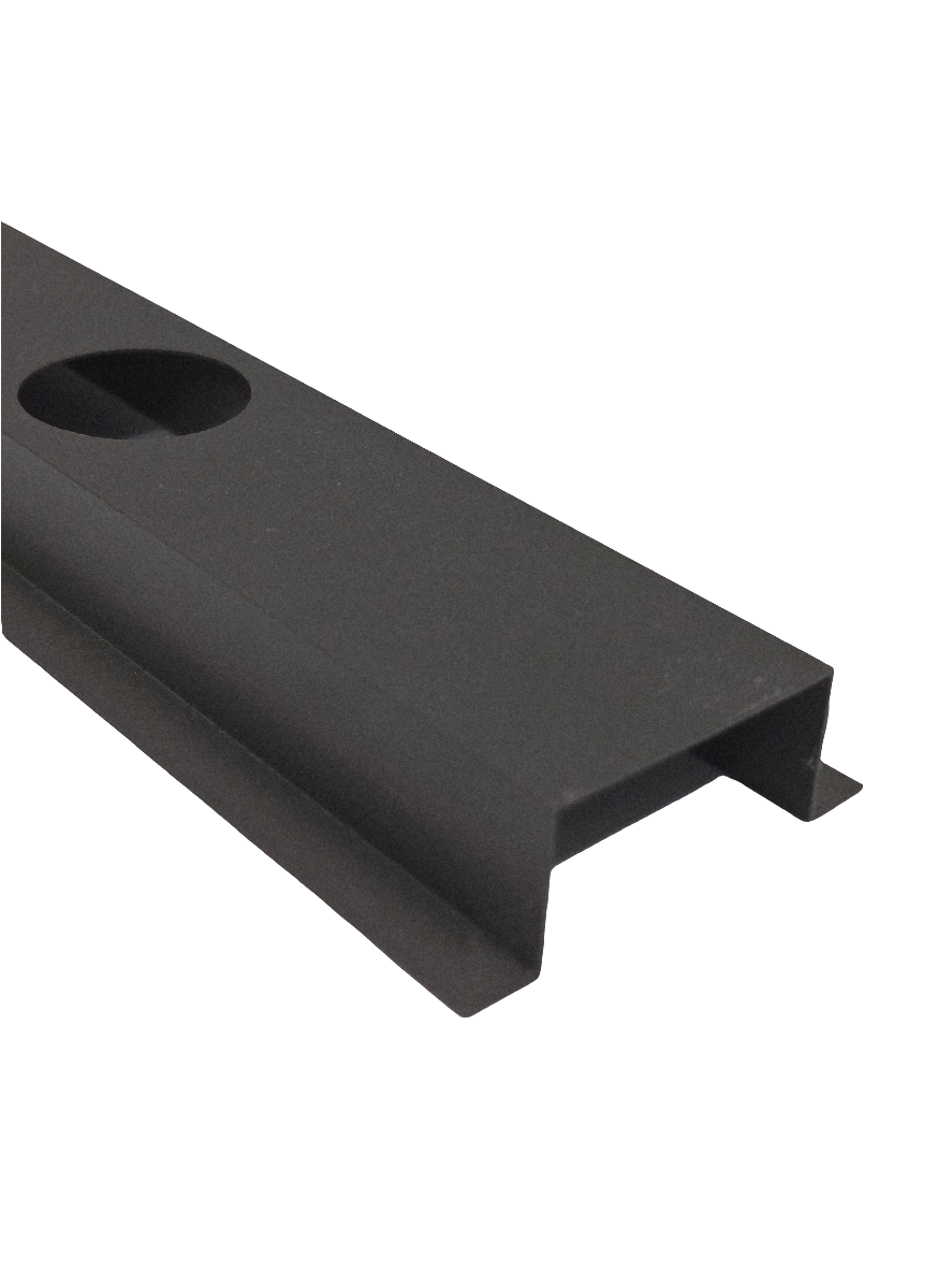 OMNI - Single Hat Track (40") - 9004 Standard Black — view 4