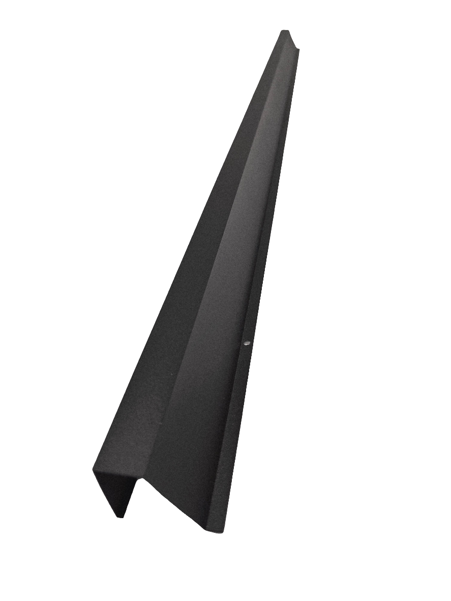 OMNI 90 Degree Parapet Track - 40" - Black Aluminum — view 2