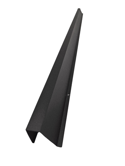 OMNI 90 Degree Parapet Track - 40" - Black Aluminum — view 2