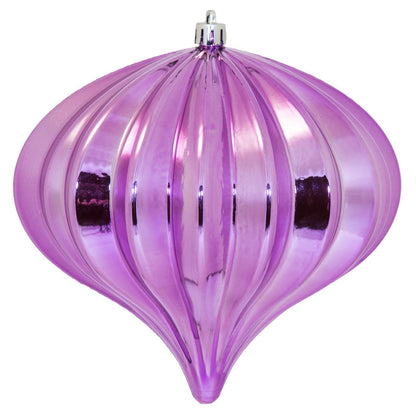 5.7" Shiny Onion  Ornament Drilled  - Single
