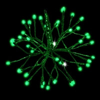 16" Green Shimmering Sphere