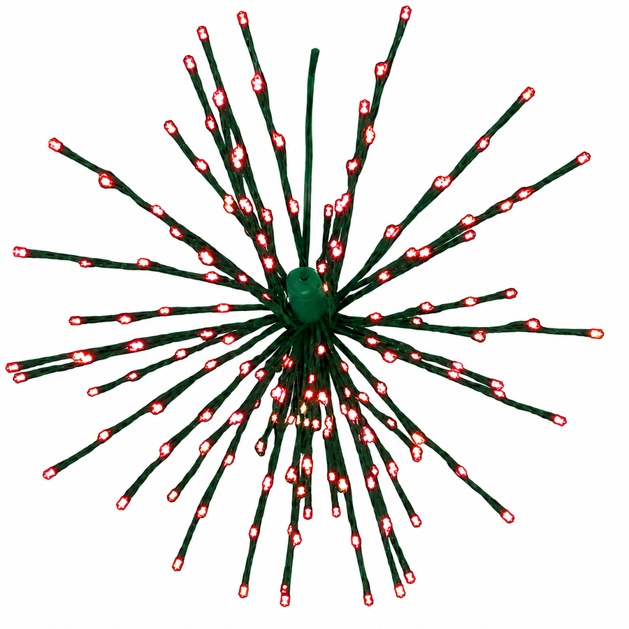 16" Red LED Spritzer - Steady - Green Frame
