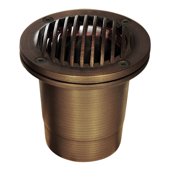 TIDES Solid Brass MR16 Well Light (Louver)