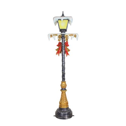 7 Foot Lamp Post with Lights Resin Display