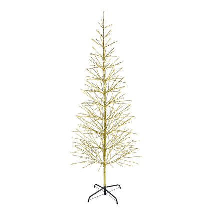 5.5' Lighted Twig Tree - Warm White - Gold — view 1
