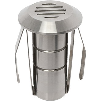 Wynn 1W Marker Light with Louver Cover - 12 volts - stainless steel