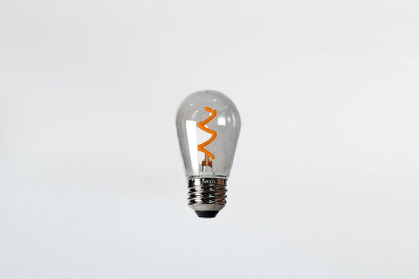 LED Edison - Style Patio Bulb - Lightning Filament - Warm White